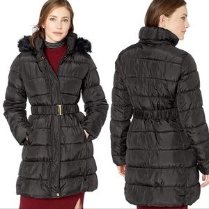 Via Spiga Ruched Coat